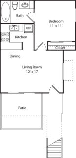 1 Bed / 1 Bath / 450 sq ft / Availability: Please Call / Deposit: $350 / Rent: $935